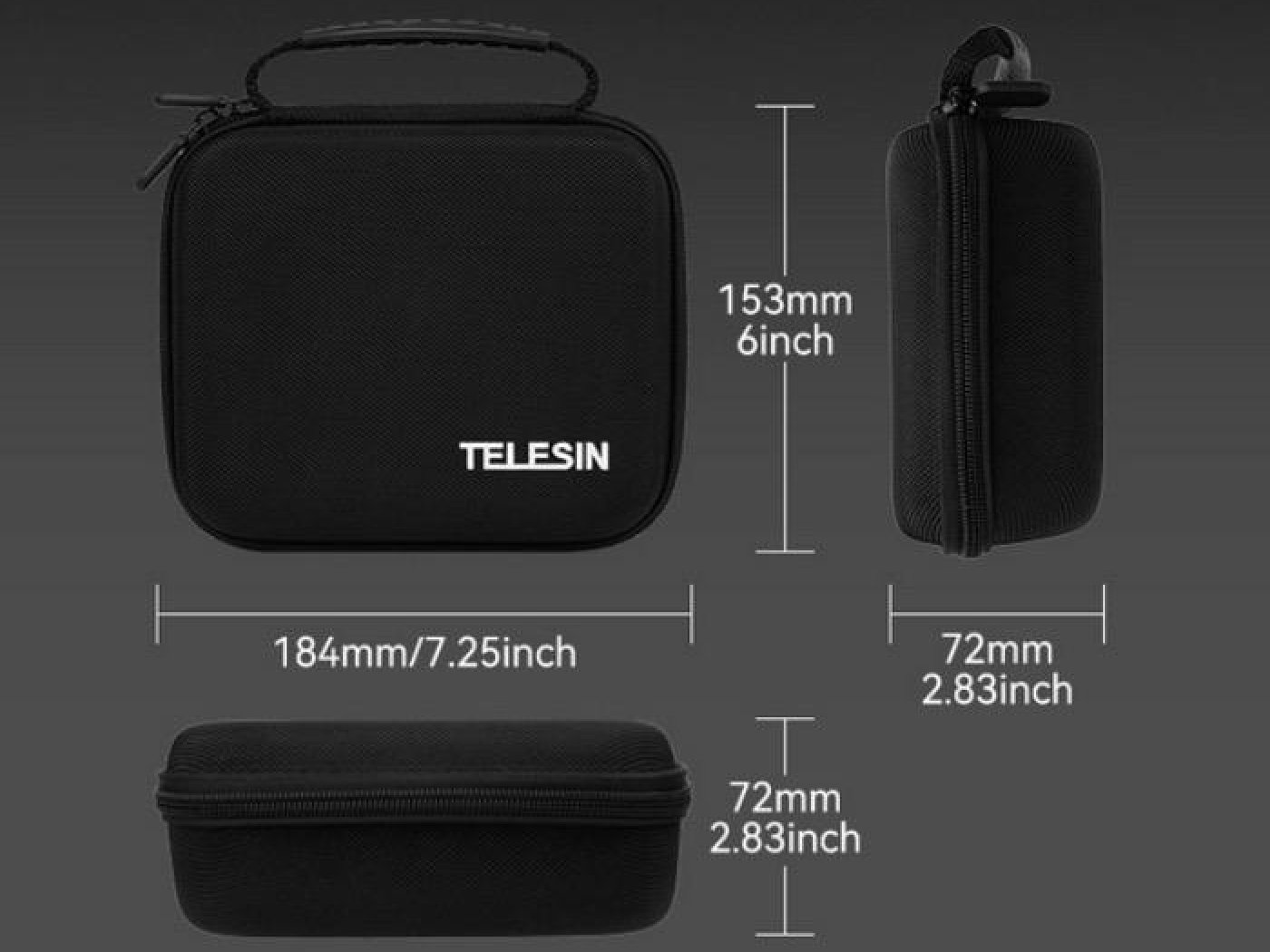 Černé pouzdro na DJI Osmo Pocket 3