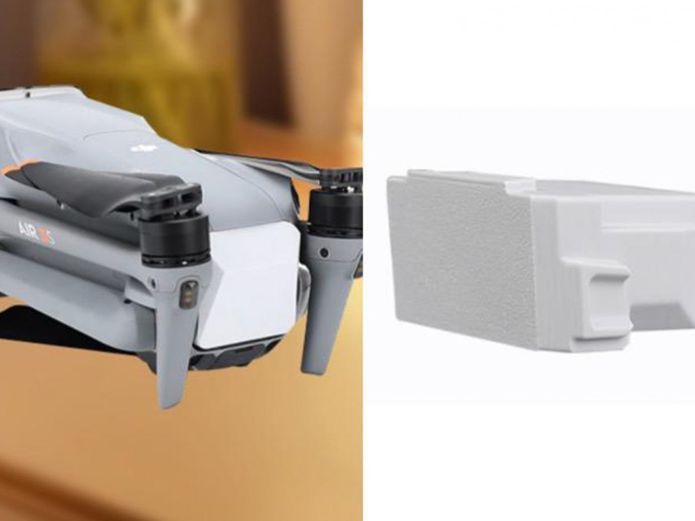 Protiprachový kryt prostoru na baterii DJI Air 3 / Air 3S