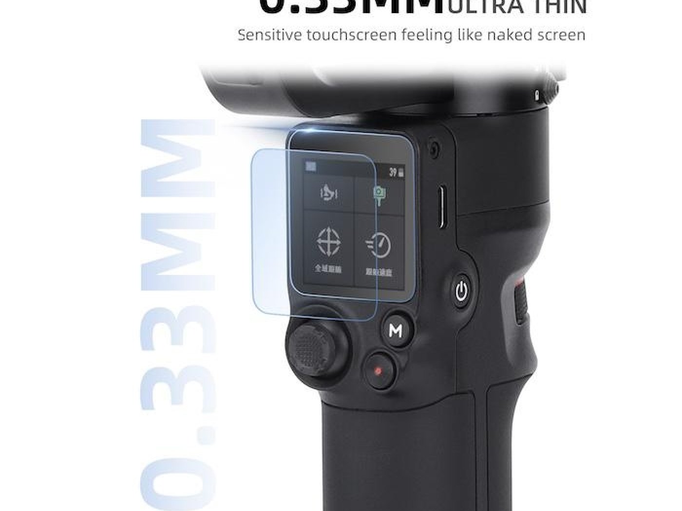 Ochranné sklo na displej stabilizátoru DJI RS 3 Mini (2 ks)