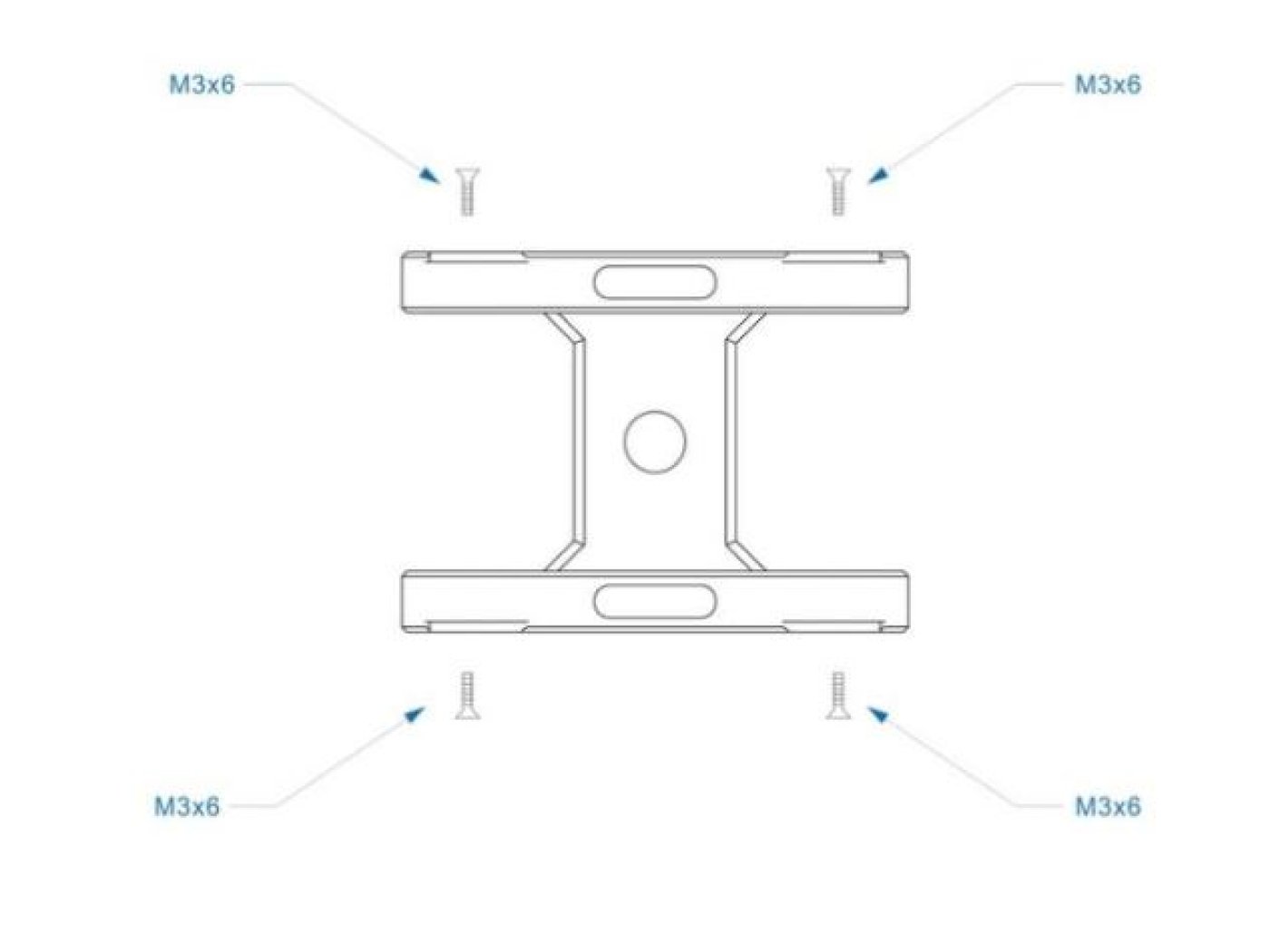 Výztuha přední části DJI RoboMaster S1