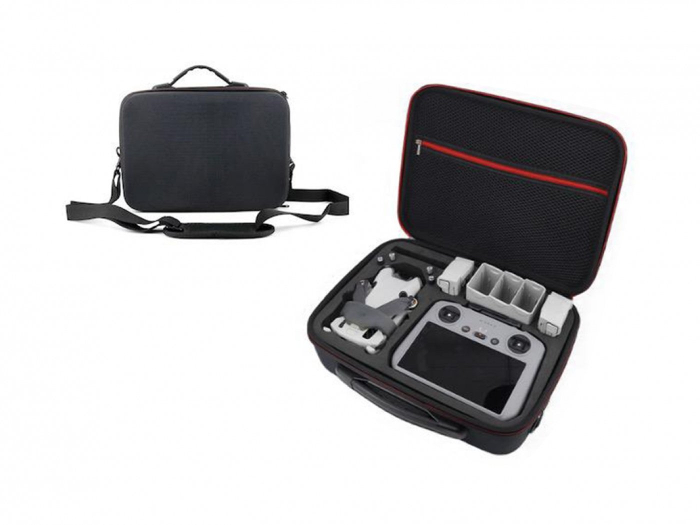 Černé nylonové pouzdro na dron DJI Mini 4 Pro