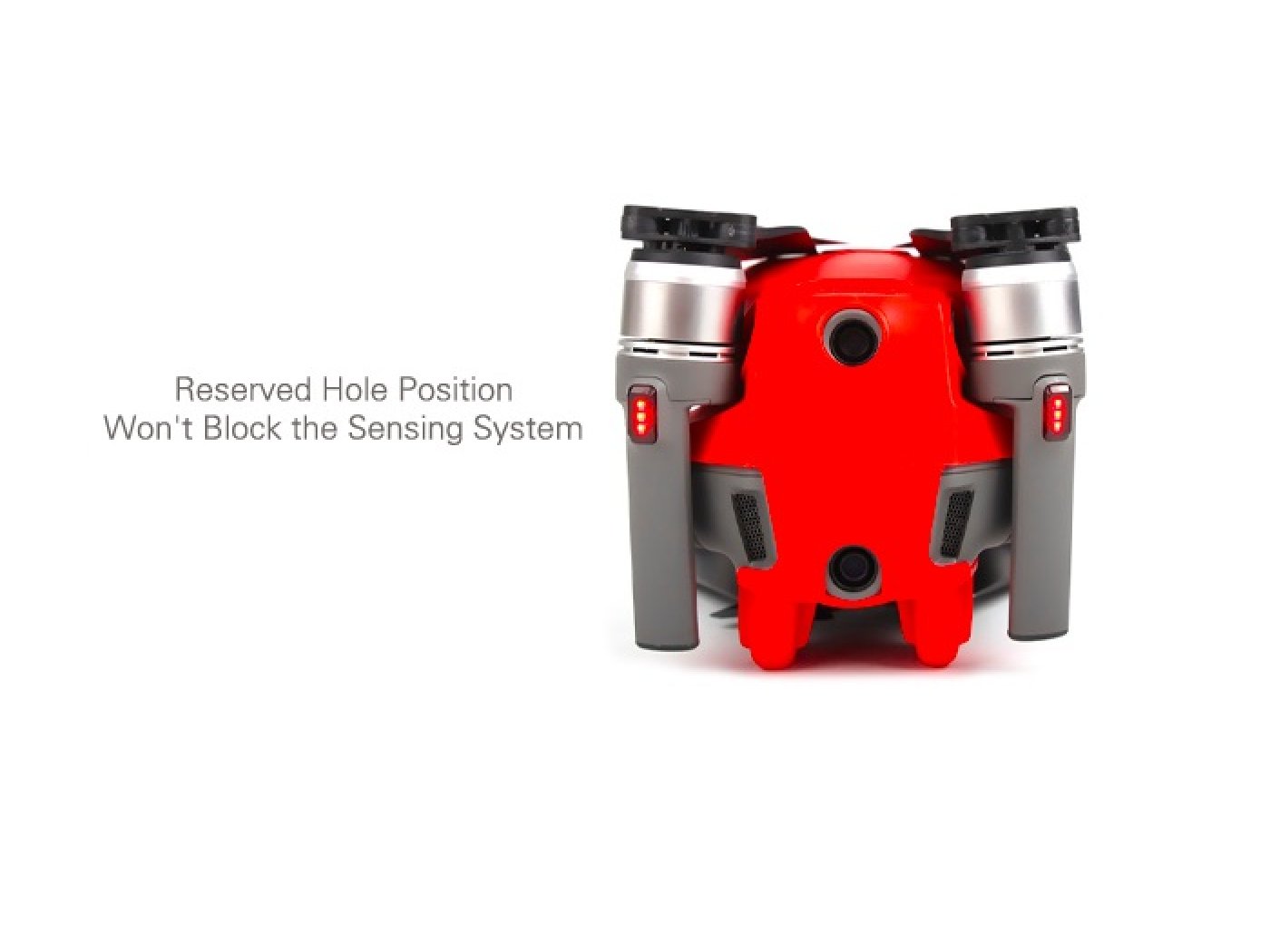 Silikonový kryt pro dron DJI Mavic 2 - červený