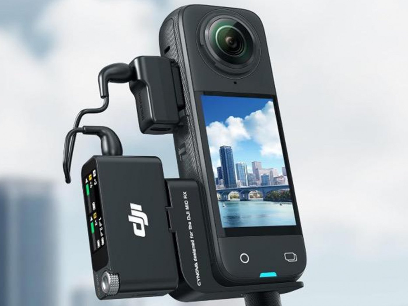 Adaptér na DJI Mic 2 ke kameře Insta360 X4 / Insta360 X3