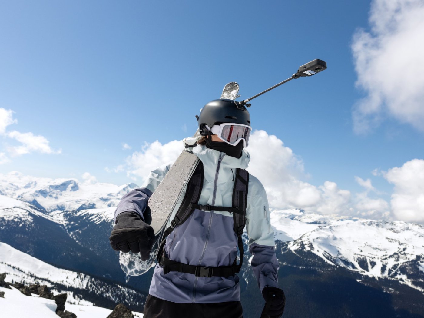 Sada pro montáž kamery DJI Osmo na helmu