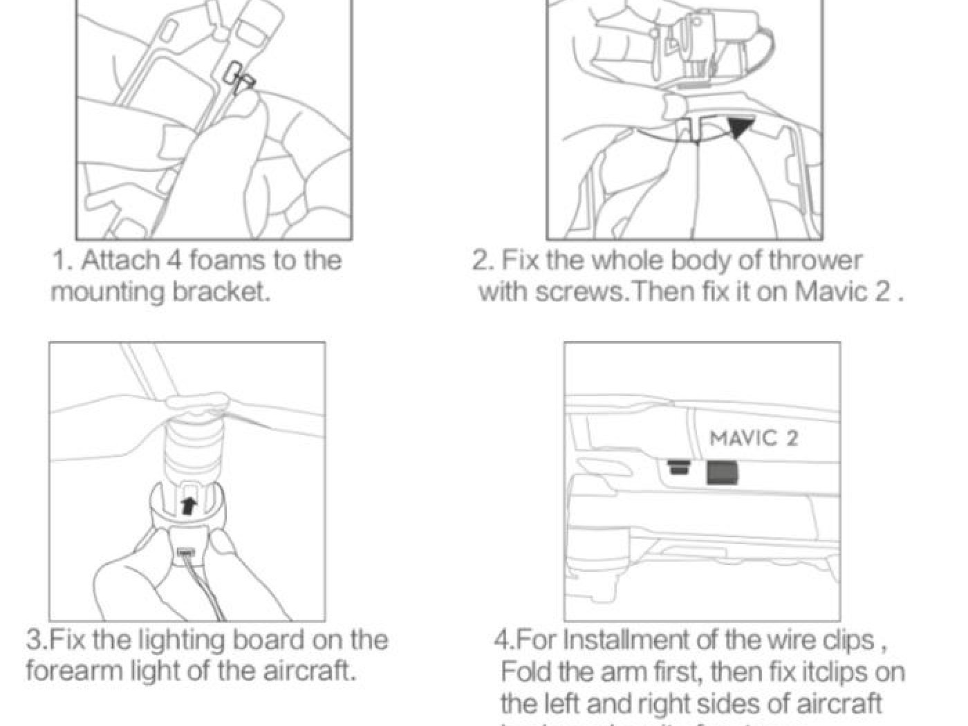 Air Dropping System pro dron DJI Mavic 2