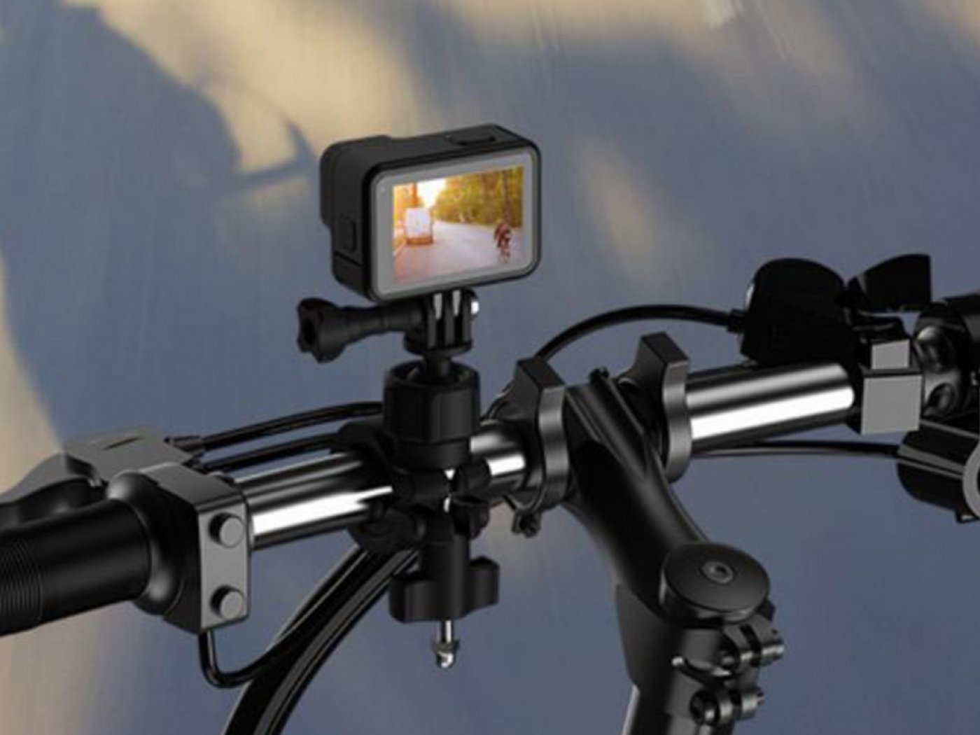 Držák akční kamery na kolo