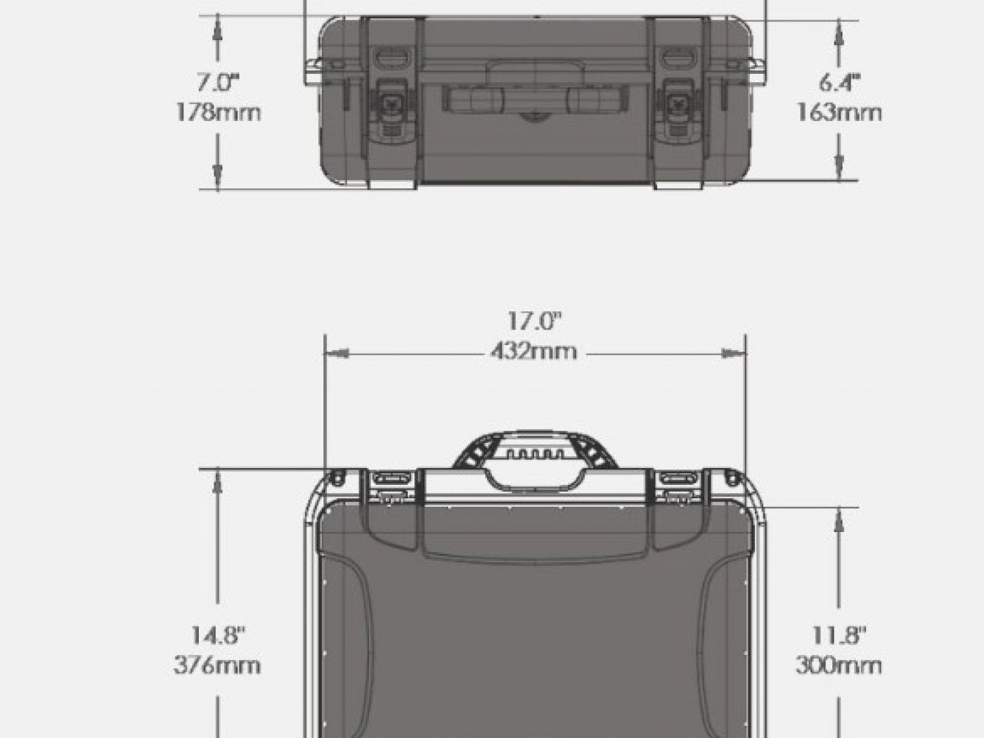 Odolný kufr NANUK 925 pro DJI Osmo Pro X5 a Osmo RAW X5R