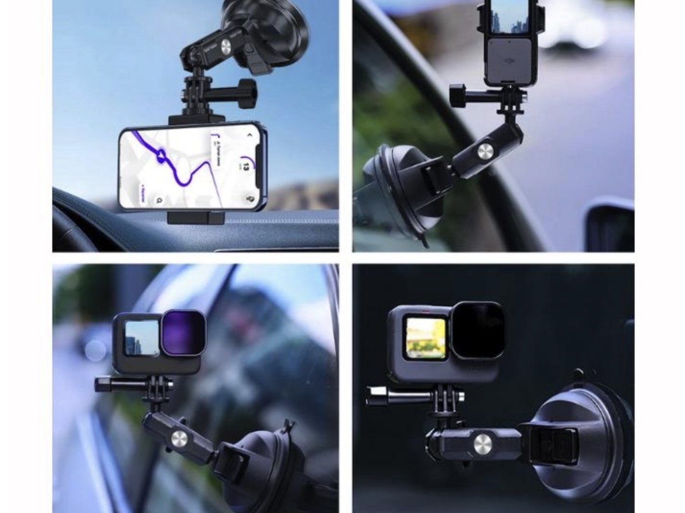 Otočný držák 360° + držák na smartphone