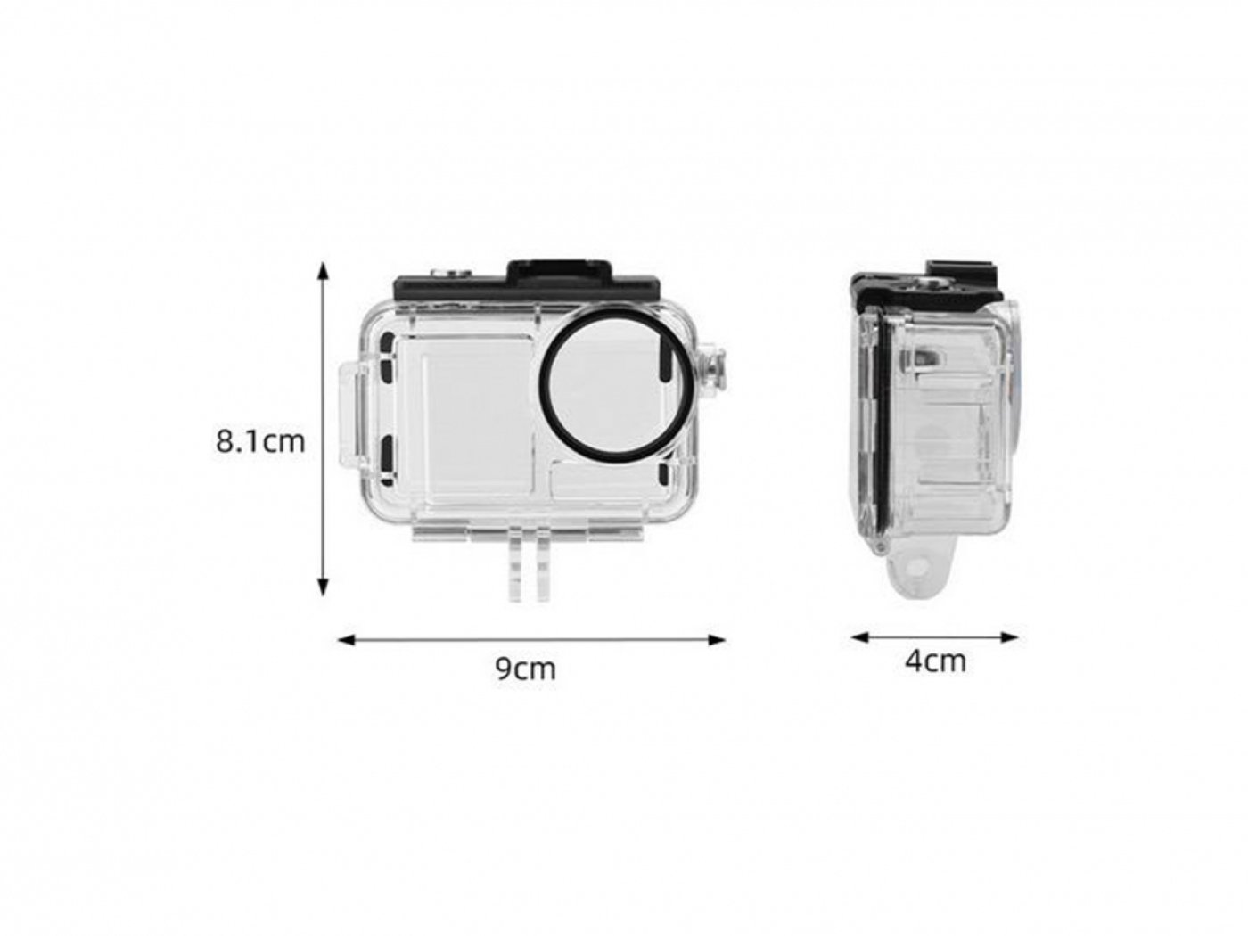Podvodní kryt do 50 metrů na kameru DJI Osmo Action 3 / 4 / 5 Pro