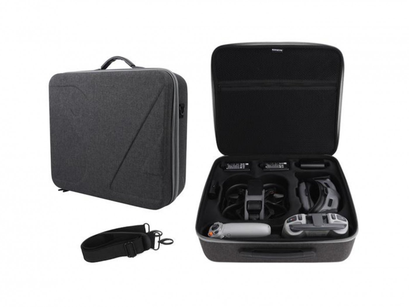 Šedé pouzdro na dron DJI Avata + Goggles 2 / Integra