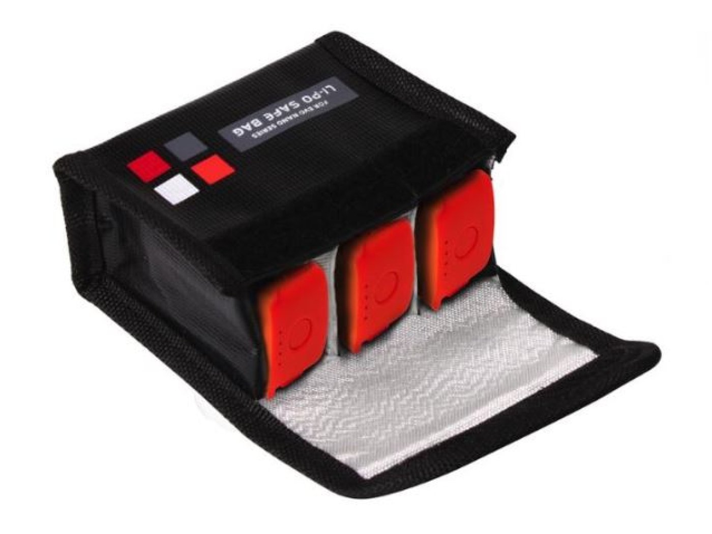 Ohnivzdorný obal na tři baterie dronu Autel EVO Nano+