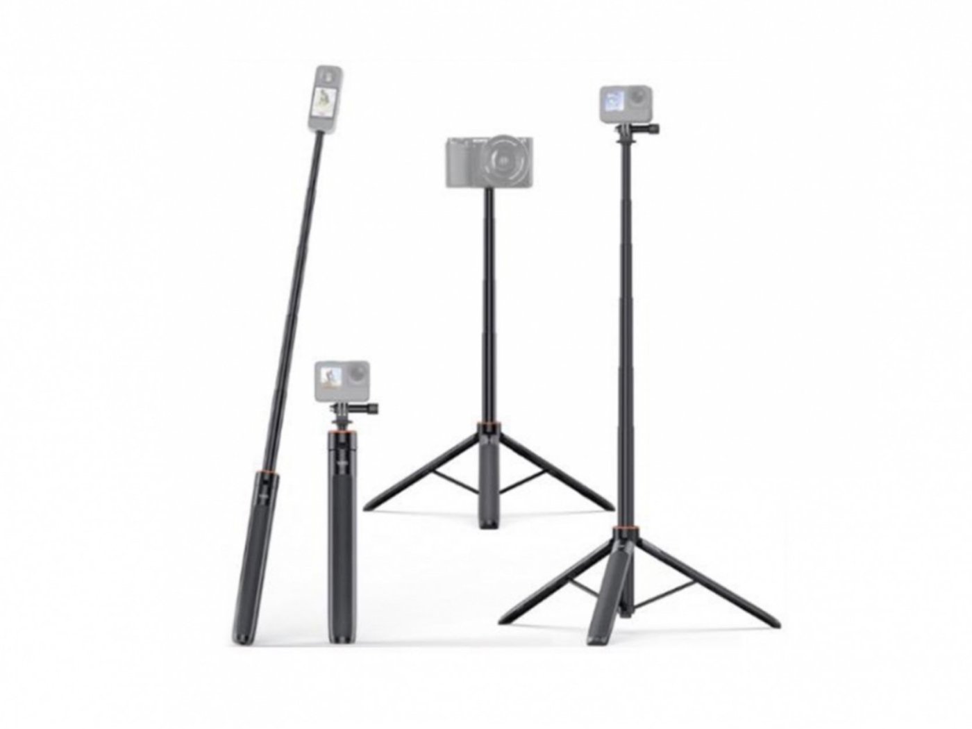 Univerzální flexibilní selfie tyč