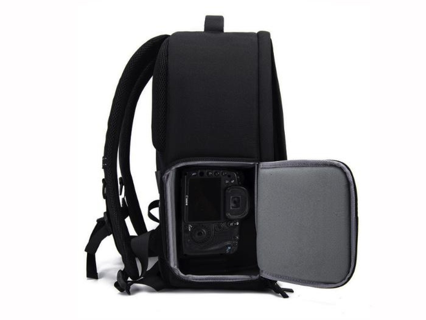 Nylonový fotobatoh s nastavitelnými přepážkami