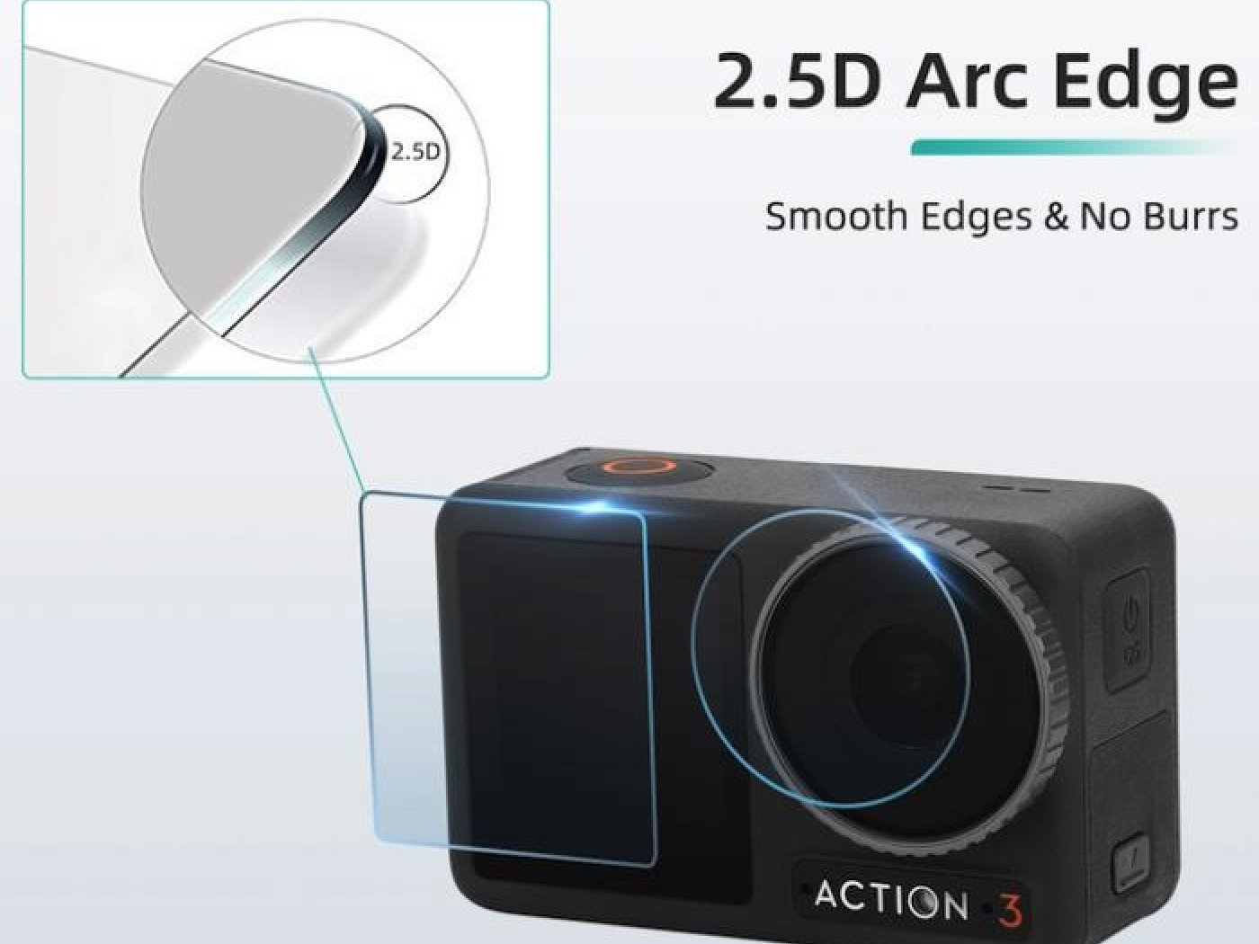 Ochranné sklo na objektiv a displej DJI Osmo Action 3