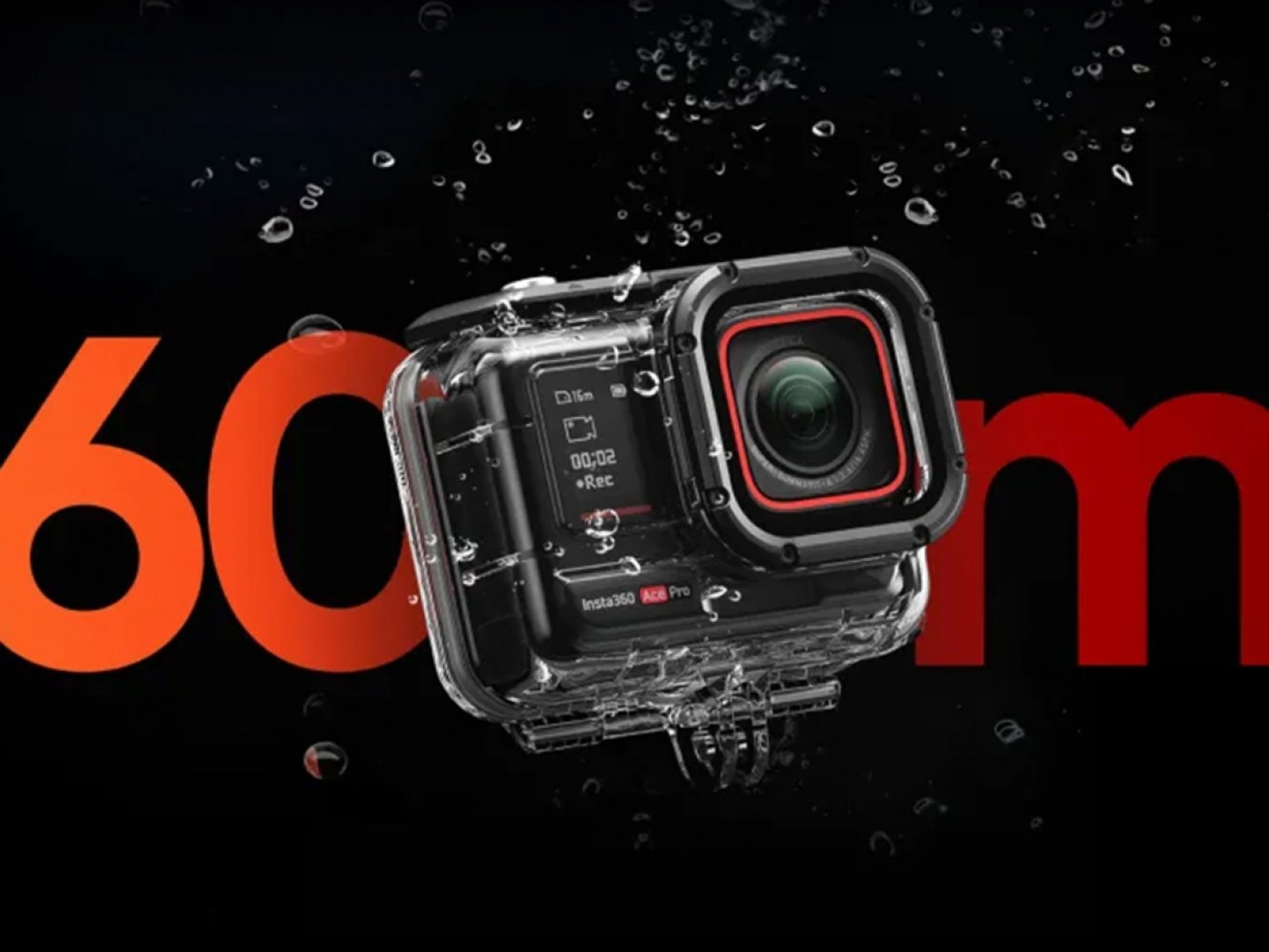 Podvodní kryt do 60 metrů na kameru Insta360 Ace Pro