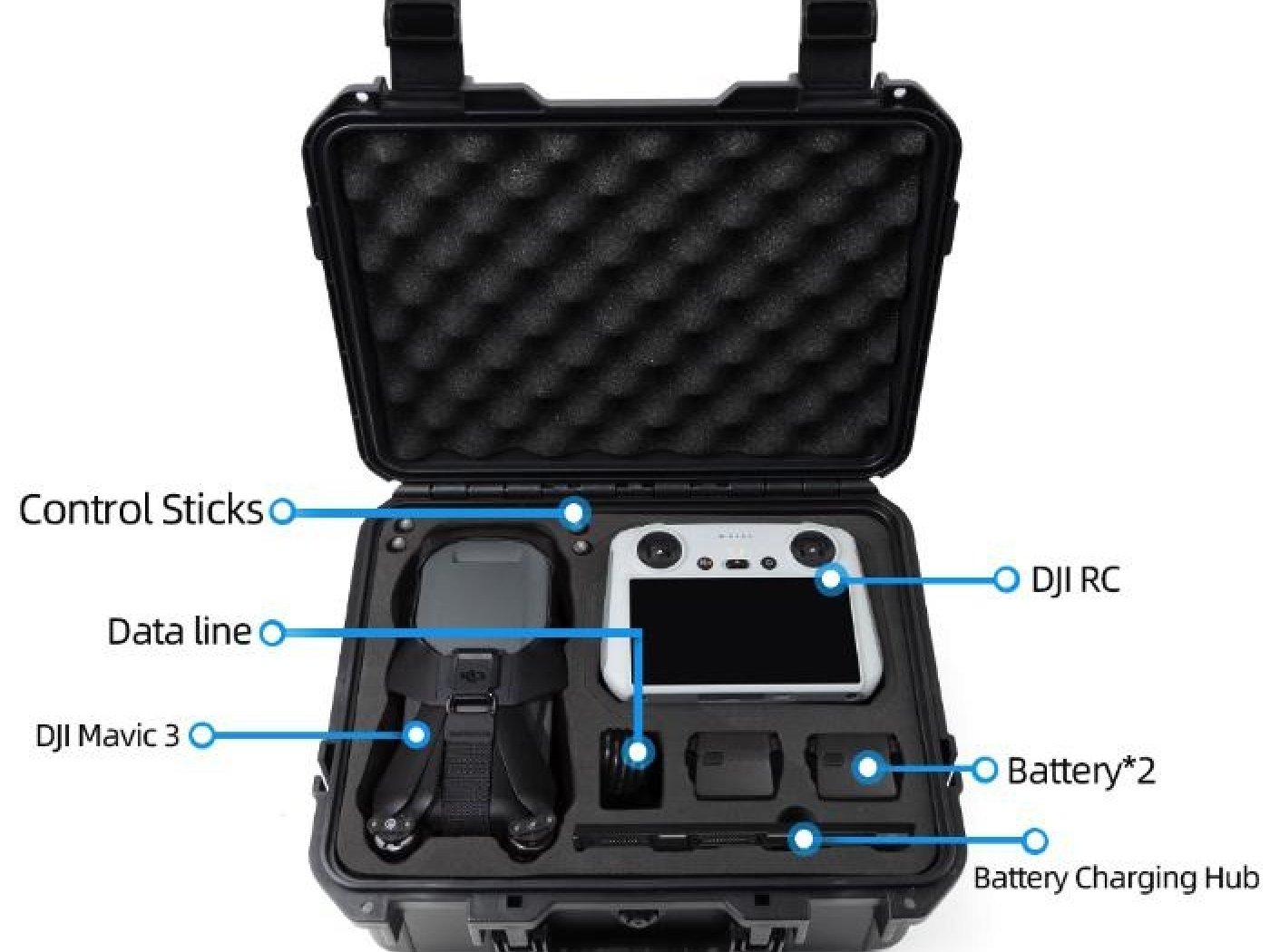Odolný kufr na dron DJI Mavic 3 / Mavic 3 Classic