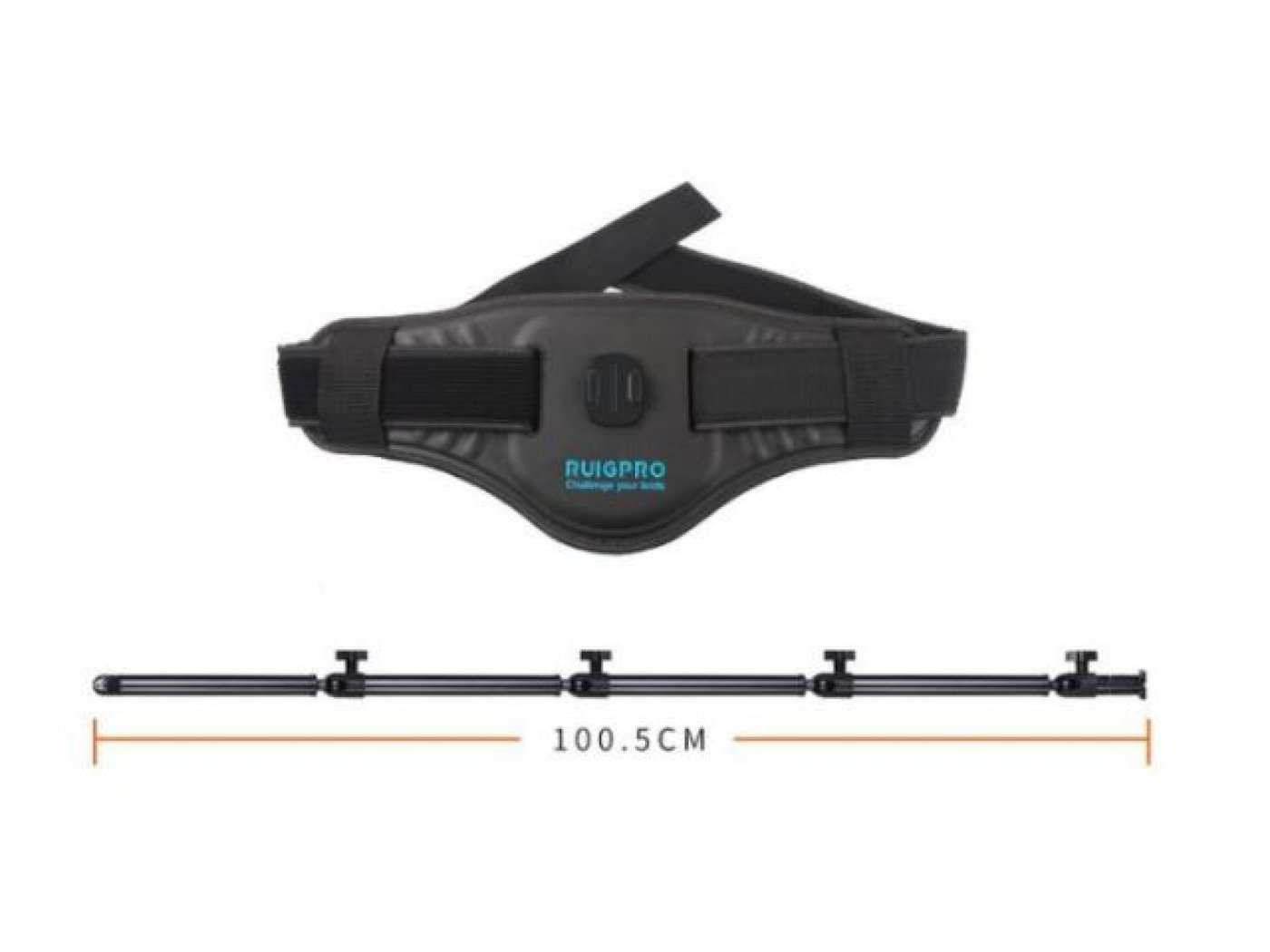 Bederní pás + selfie tyč na kameru Insta360 ONE R