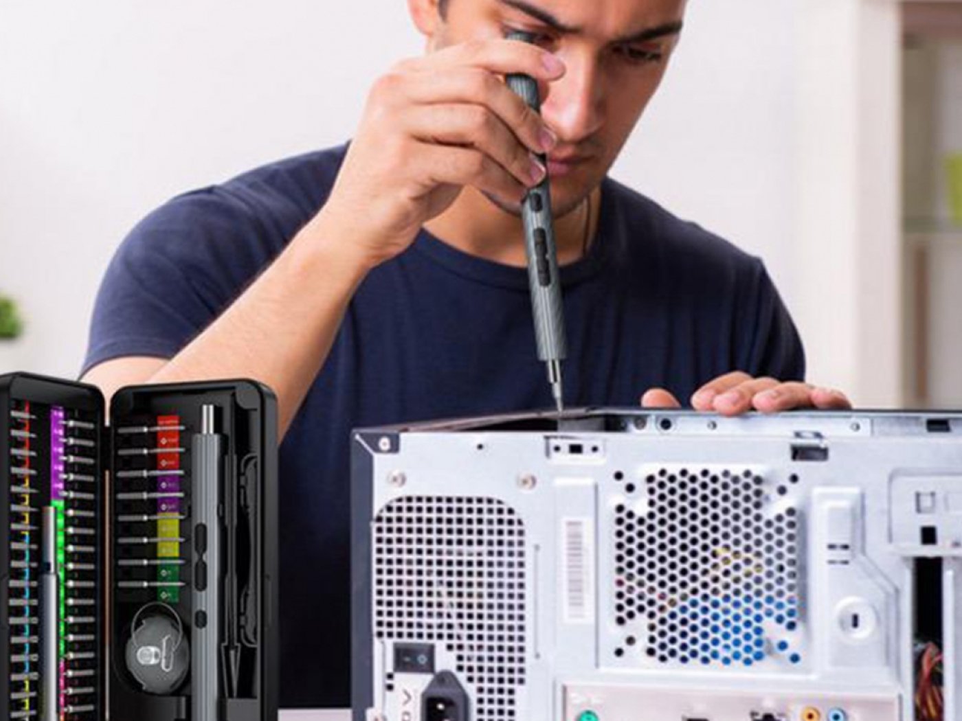 Univerzální sada nářadí s akumulátorem (58ks)