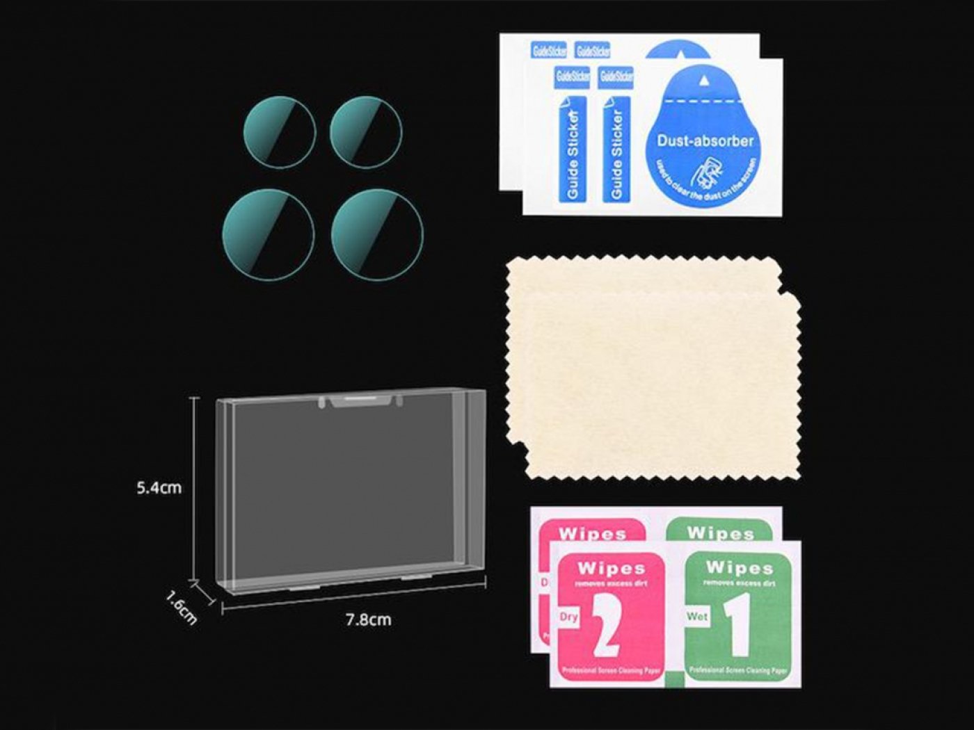 Ochranné sklo na objektiv a senzory DJI Mini 4 Pro (2 ks)