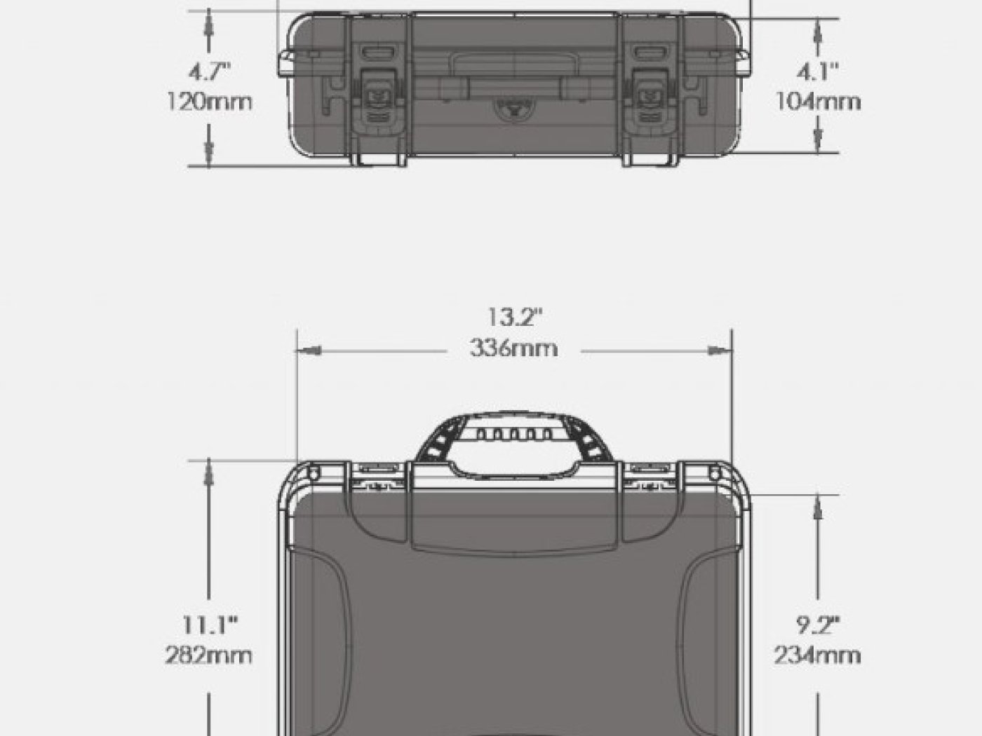 Odolný kufr NANUK 910 pro DJI Osmo, Osmo+ a Osmo mobile