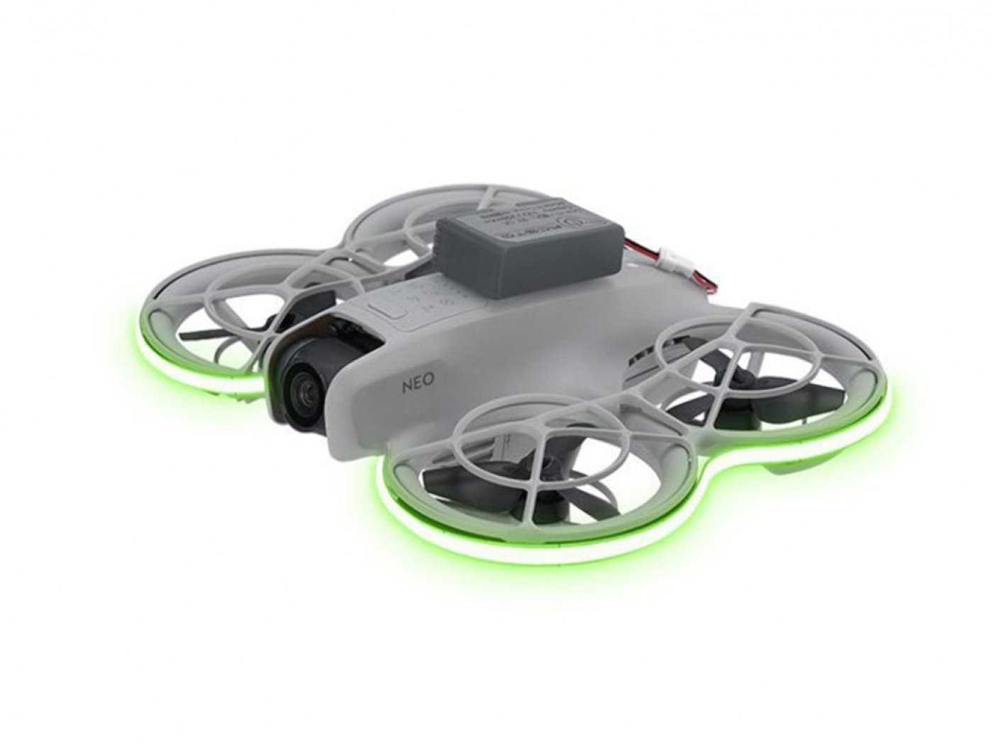 Zelený LED pásek na dron DJI Neo
