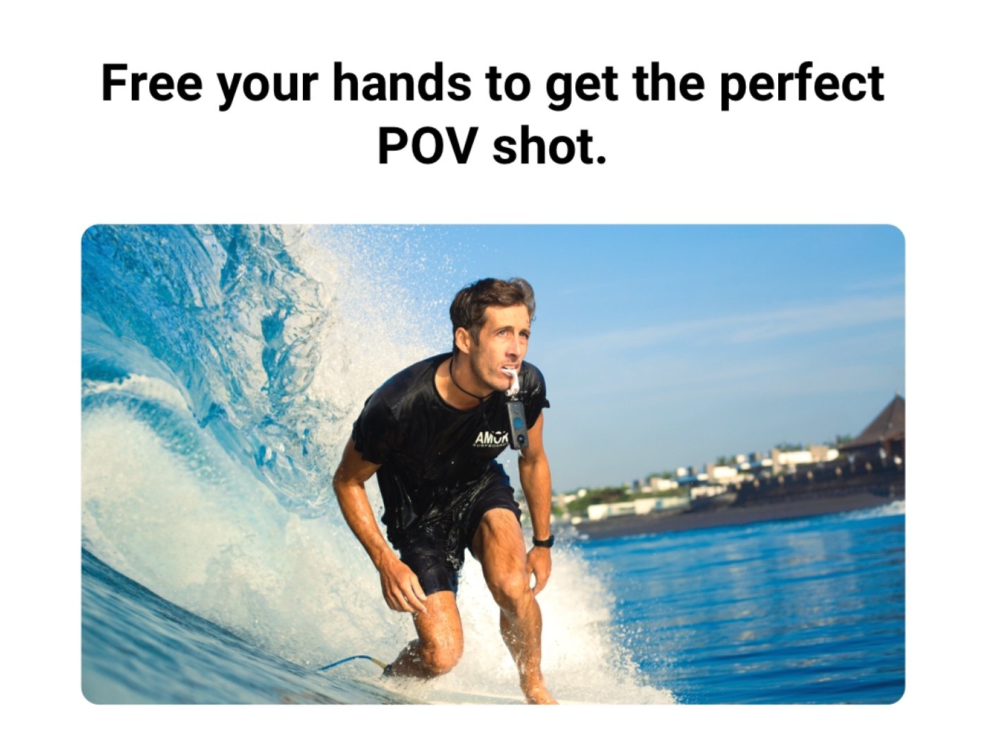 Držák kamery Insta360 do pusy