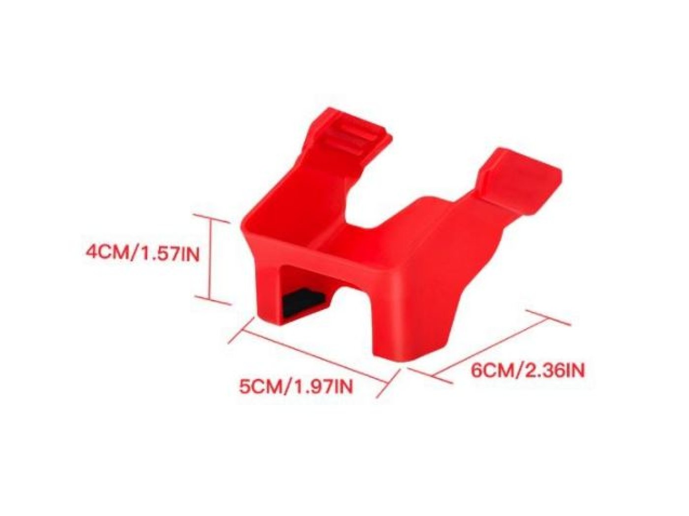 Červená pojistka baterie na DJI FPV závodní dron