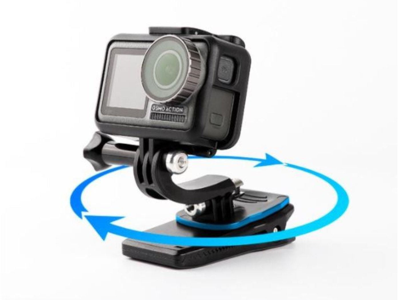 Otočný klip na batoh pro akční kameru