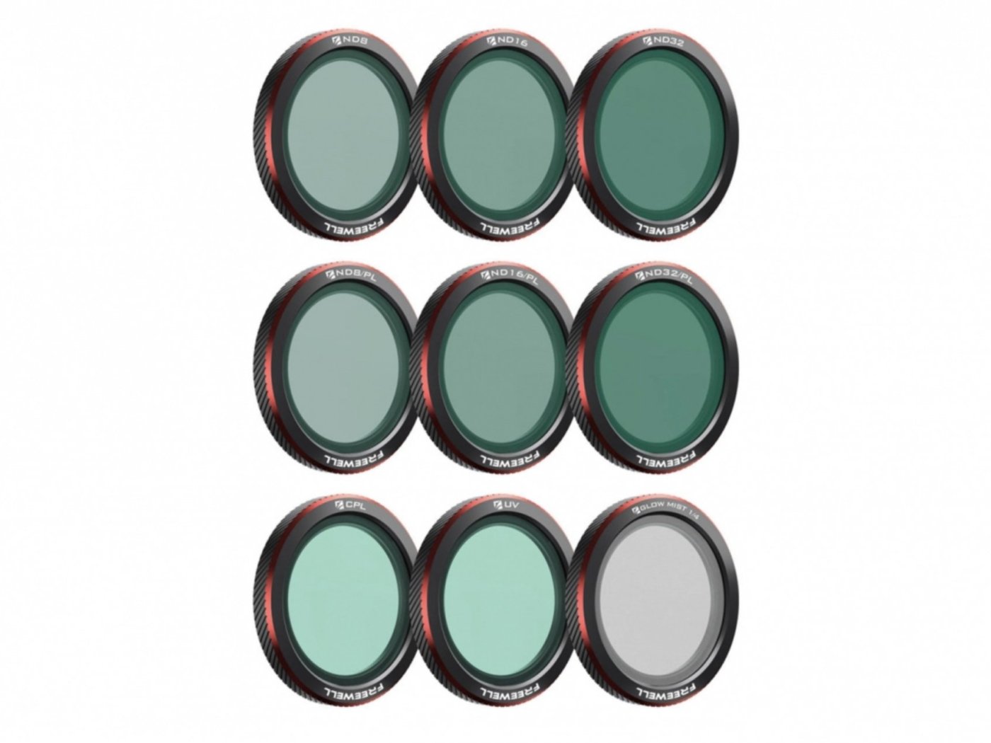 Freewell Sada 9 filtrů Mega pro dron DJI Neo 2