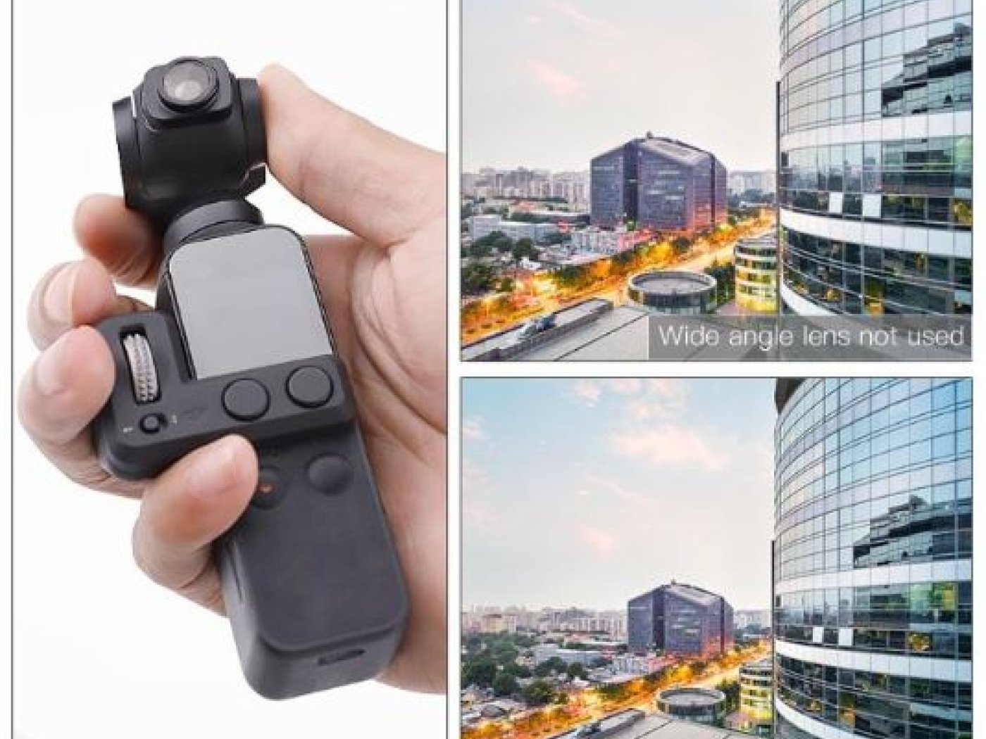 Širokoúhlý objektiv na DJI Osmo Pocket / Pocket 2