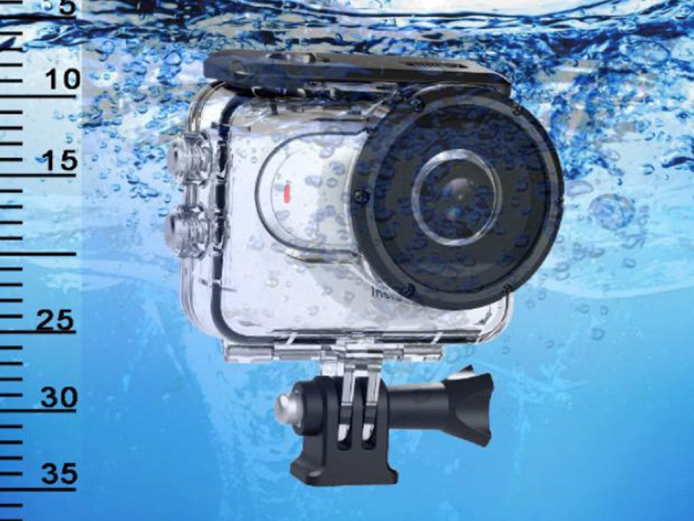 Podvodní kryt do 40 metrů na kameru Insta360 GO 3