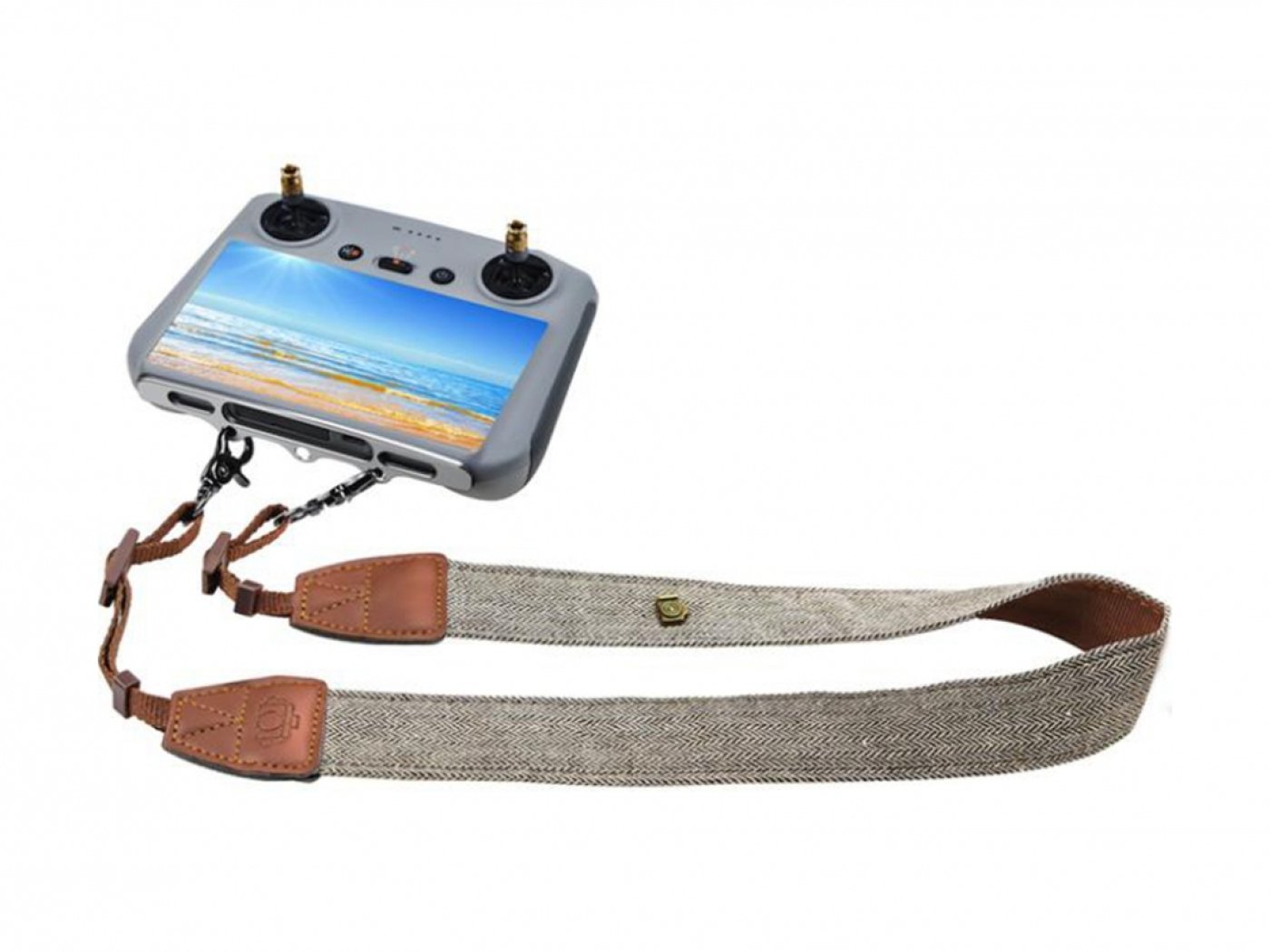 Hnědý popruh na dálkový ovladač DJI RC