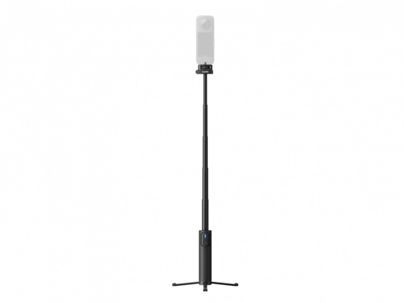 Skládací selfie tyč 2v1 s mini dálkovým ovládáním pro kameru Insta360