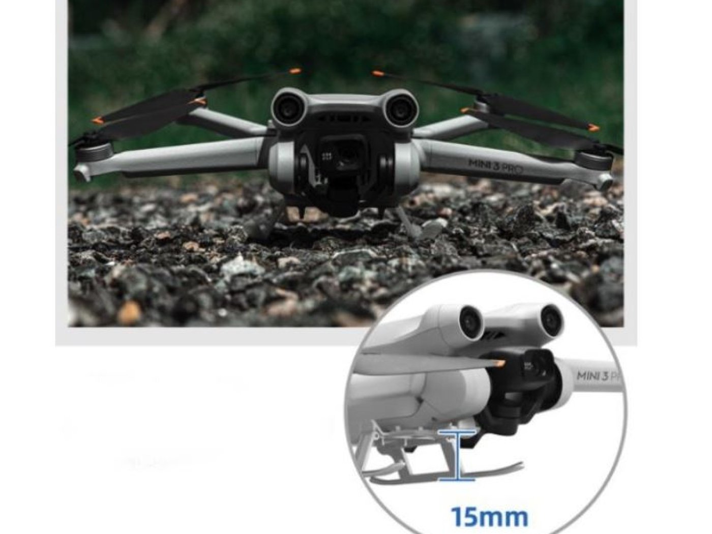 Rychloupínací podvozek na dron DJI Mini 3 Pro