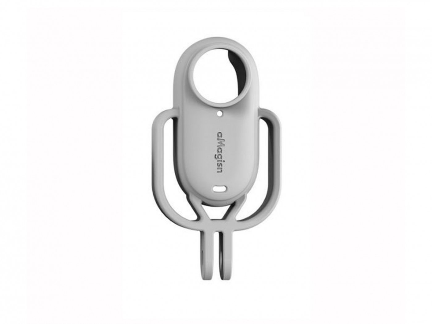 Šedý antivibrační kryt na kameru Insta360 GO 2 / Insta360 GO 3 (vertikální)