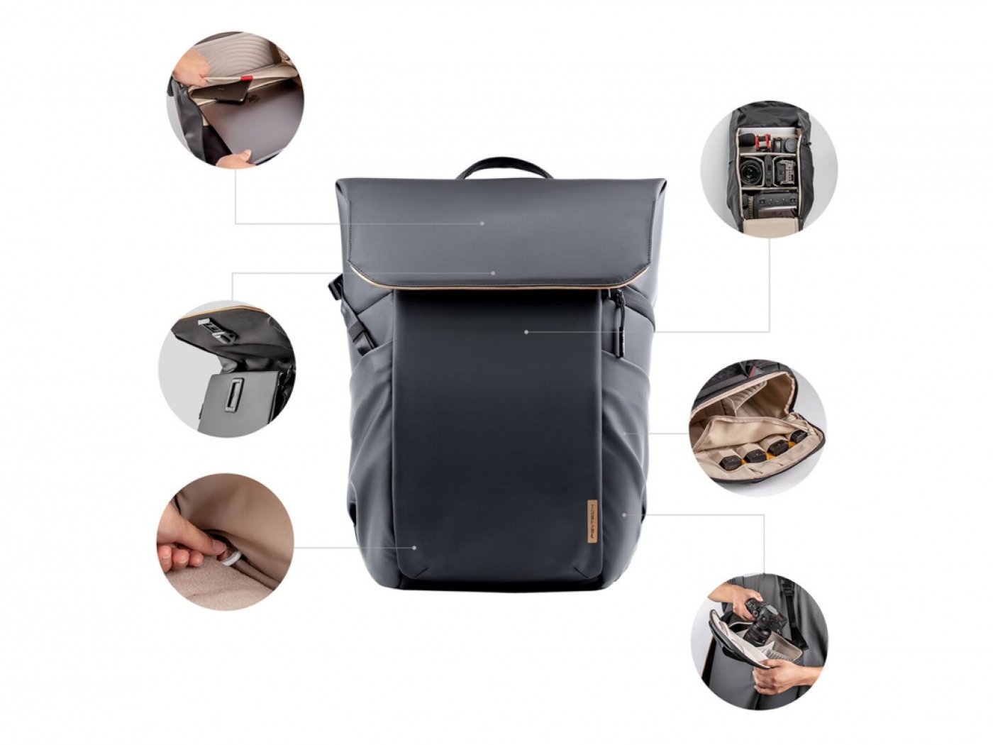 Pgytech OneGo Air fotobatoh 20L (Obsidian Black)