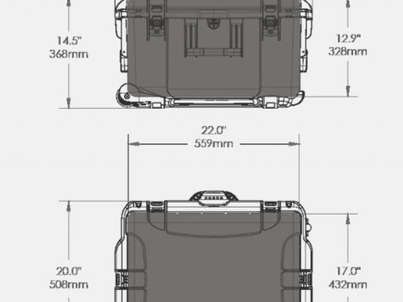Odolný kufr NANUK 960 pro DJI Ronin-MX