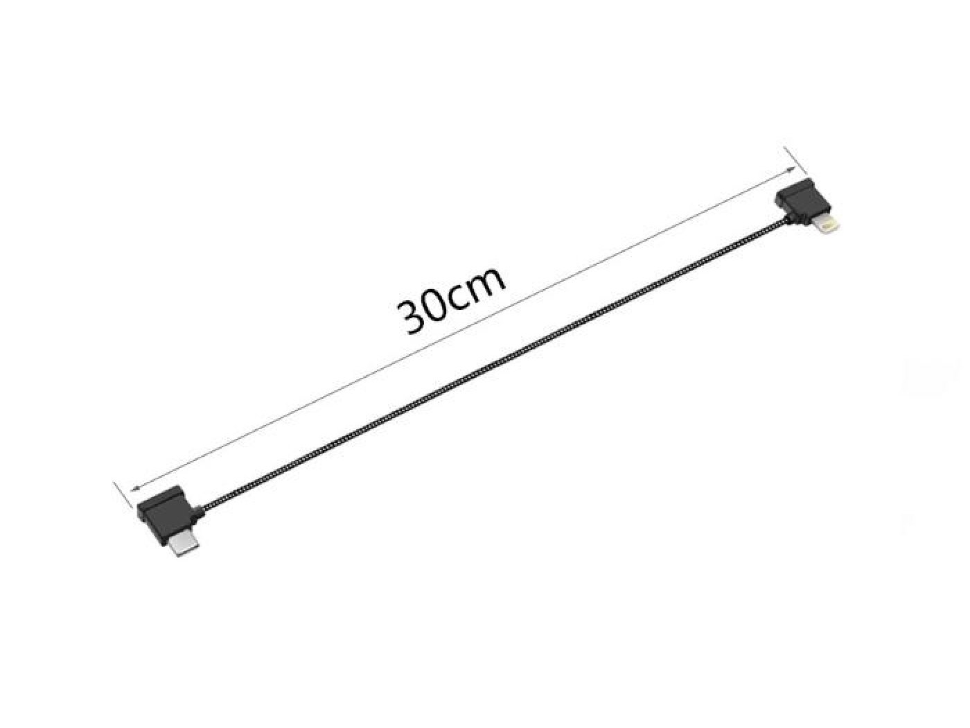 Kabel Typ-C / Lightning k dálkovému ovladači (30cm)
