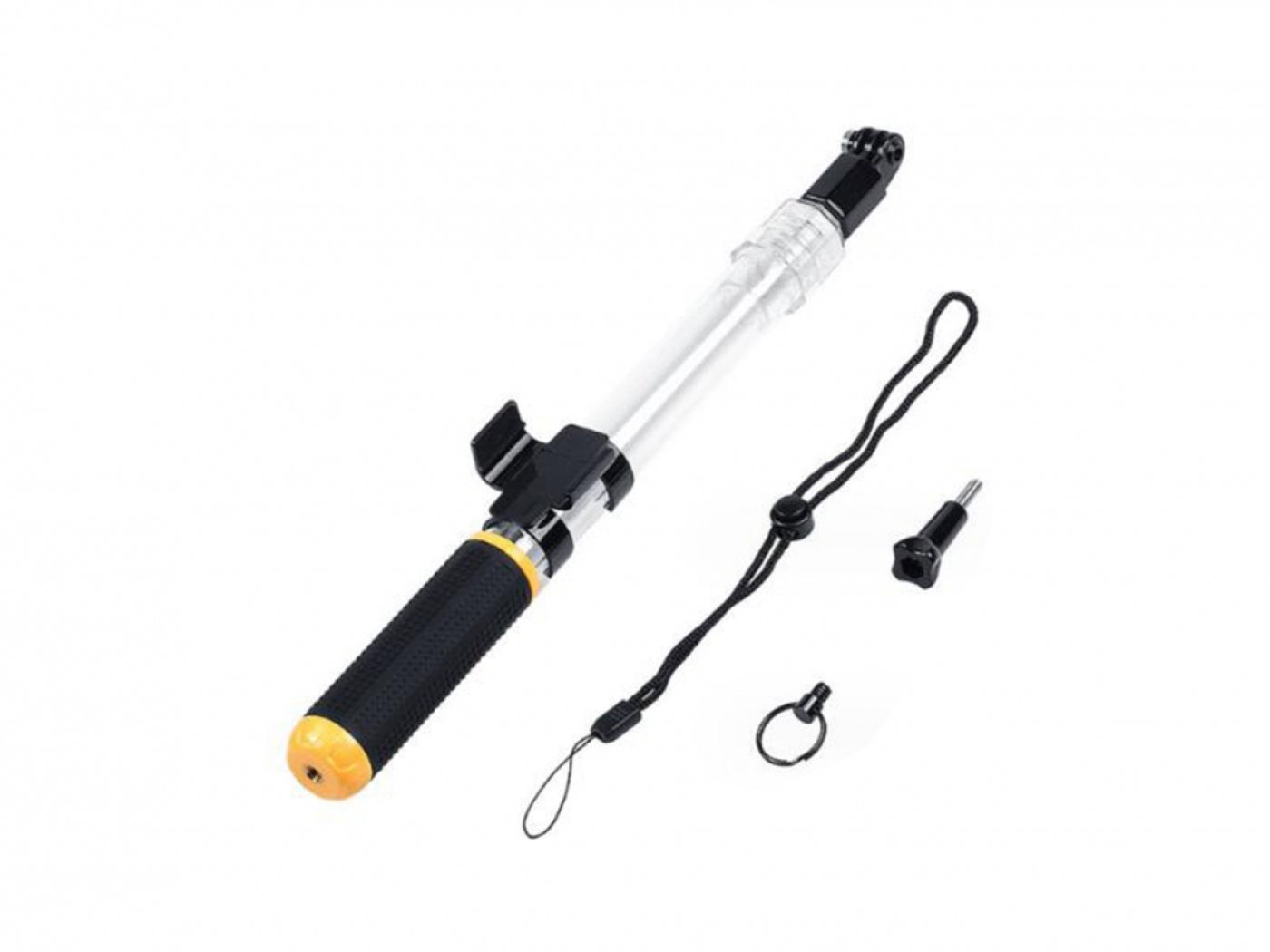 Plovoucí prodlužující tyč na akční kameru