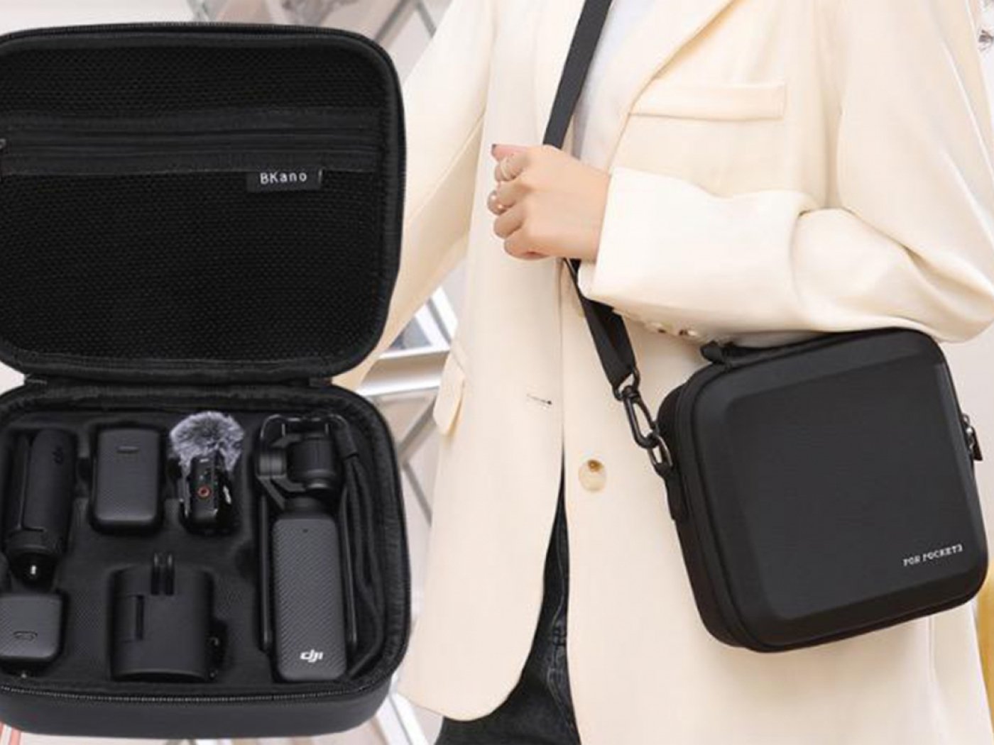 PU přepravní pouzdro na DJI Osmo Pocket 3