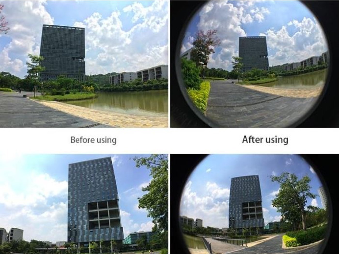 Objektiv rybí oko na DJI Osmo Action