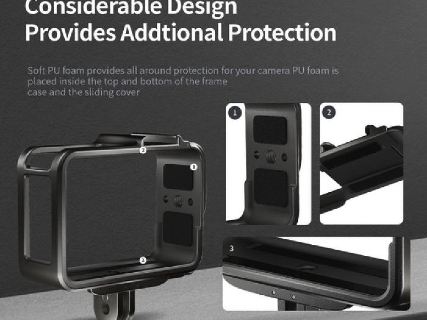 Hliníkový rám na kameru Insta360 ONE RS