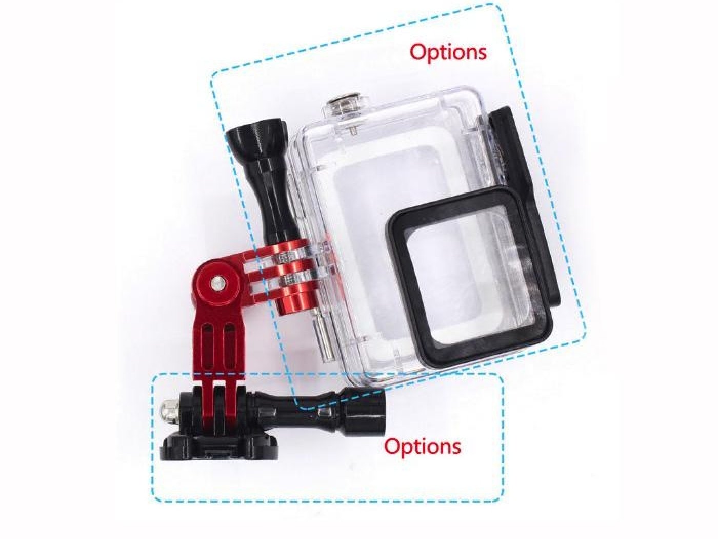 Dvojitý adaptér pro akční kameru