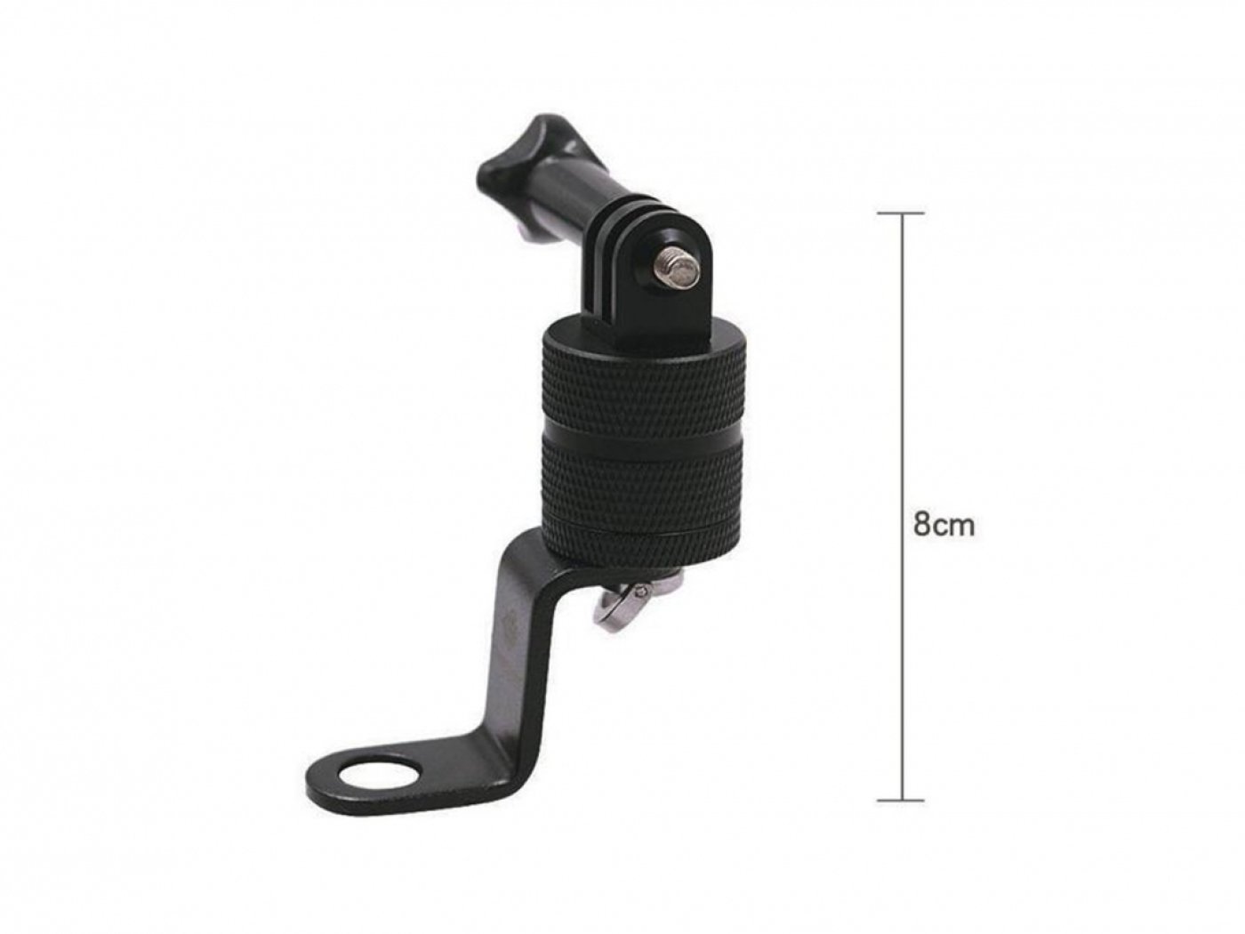 Otočný držák akční kamery na řídítka motorky