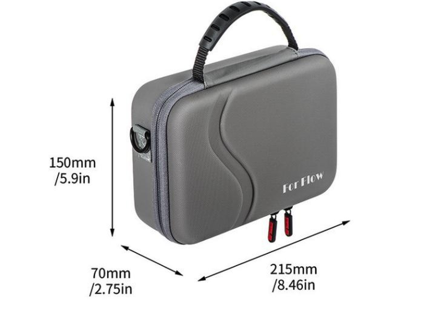 PU pouzdro s popruhem na stabilizátor Insta360 Flow