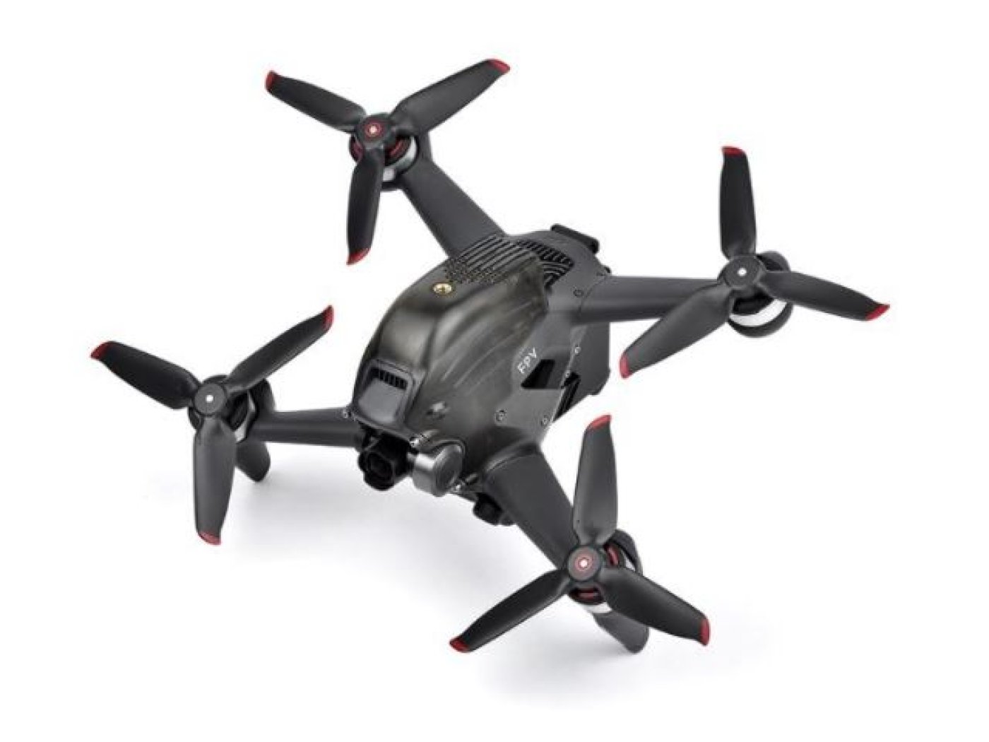 Horní kryt na DJI FPV závodní dron s 1/4" závitem na akční kameru