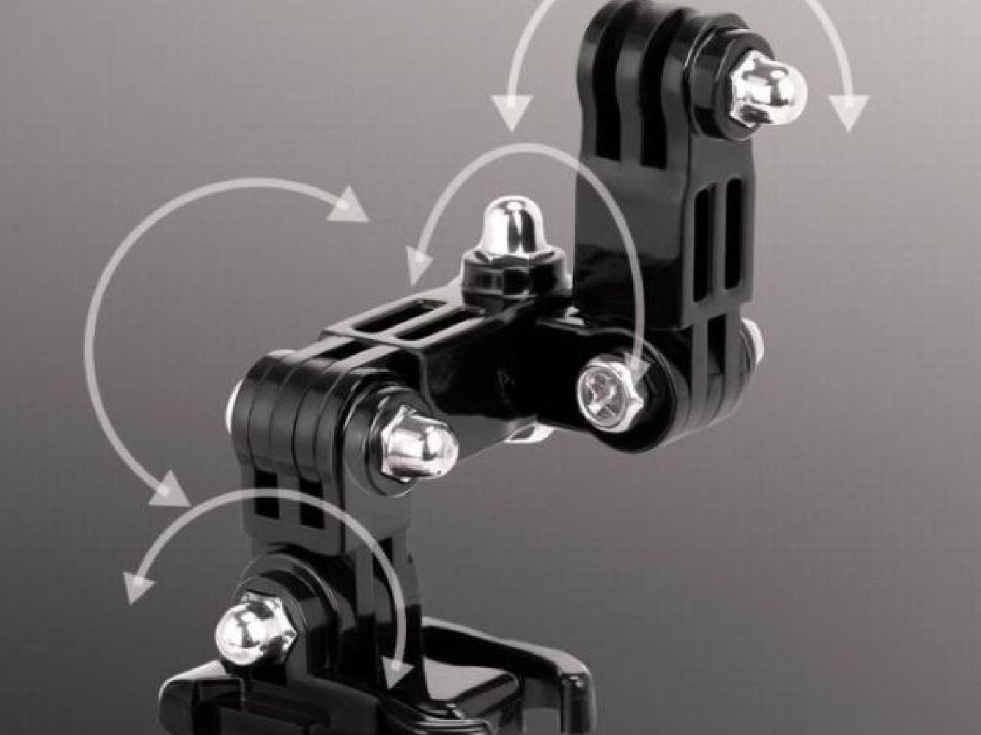 Sada pro připevnění akční kamery na helmu