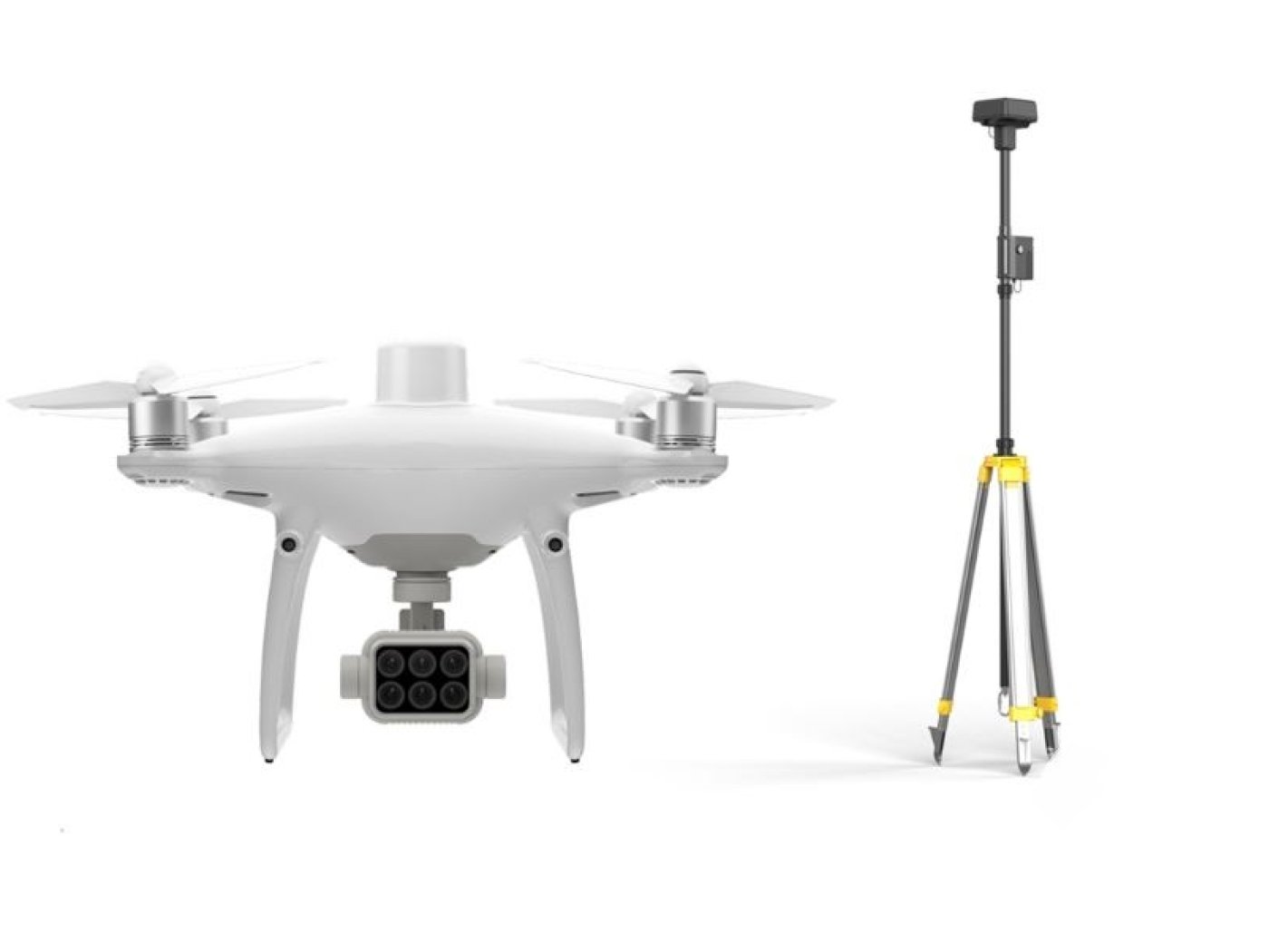 DJI Phantom 4 Multispectral + D-RTK 2 High Precision GNSS Mobile Station Combo
