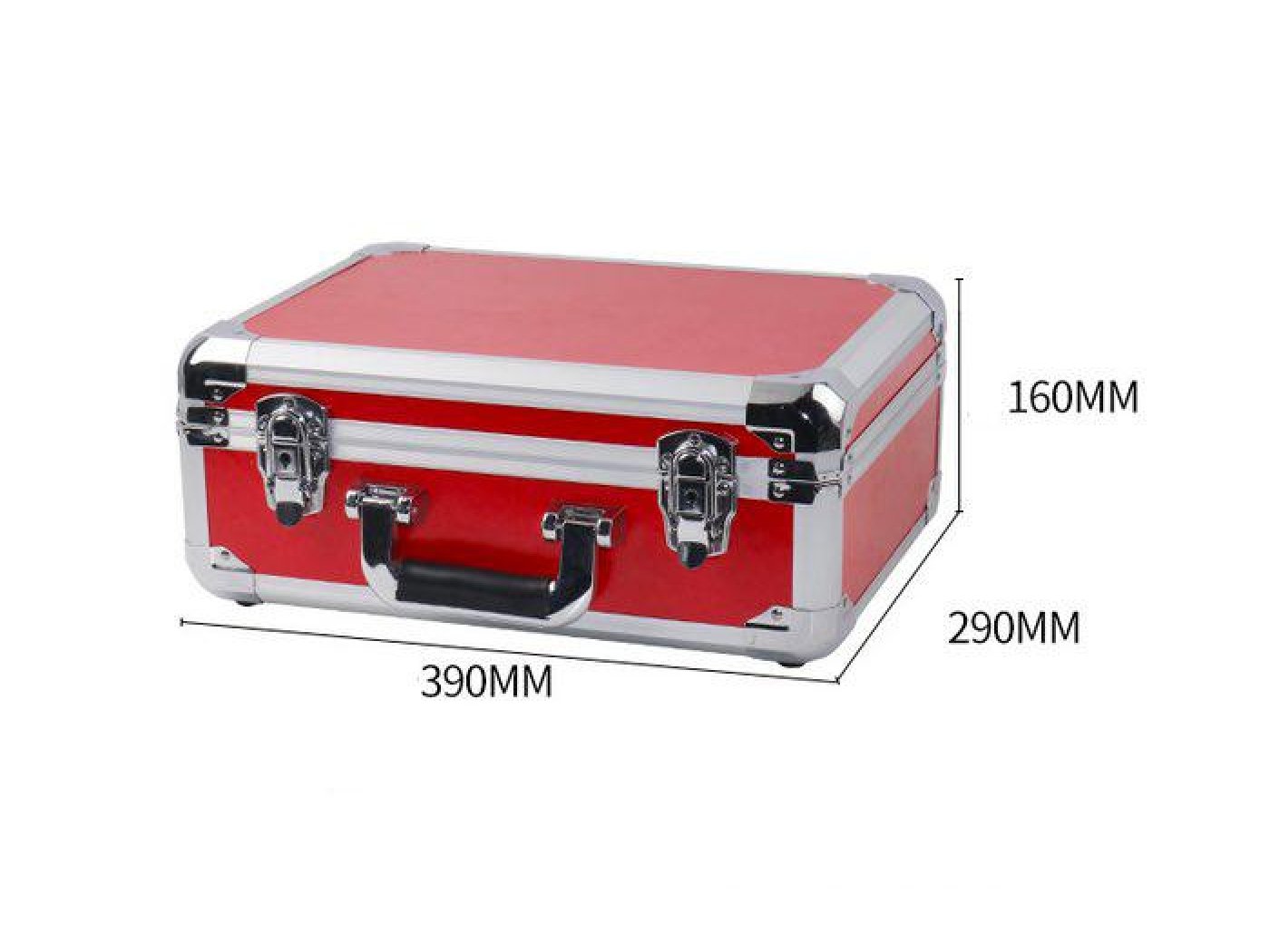 Hliníkový přepravní kufr pro dron DJI Mavic 2 a Smart Controller - červený