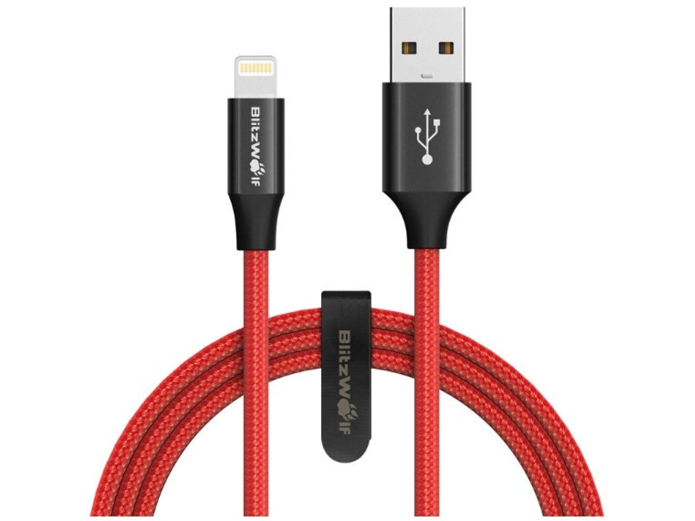 Datový kabel Lightning červený (1,8 m)